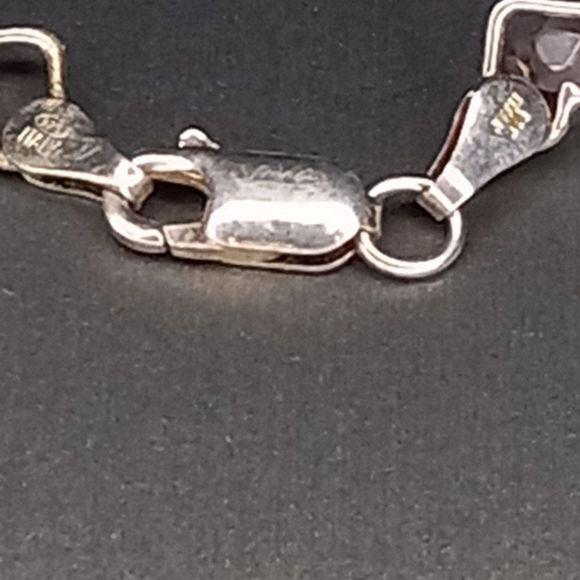 IJC Italy 925 Silver Lilac Beaded Bracelet, Necklace Set Bridal‎ Formal Prom - Picture 6 of 9